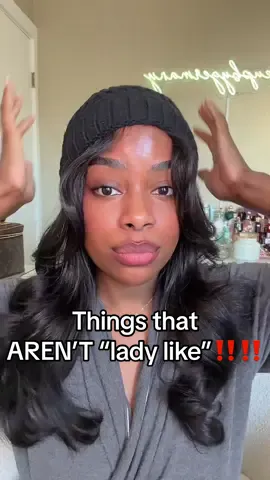 Girl CHAT! Things that aren’t very lady like! Let me know your thoughts! 🤔🤔🤔 #girltips #ladylike #etiquette #etiquettetips #girltalk 