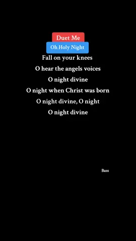 Oh Holy Night 🎄🎅💫 #ohholynight #singing #christmas #popcornduet #bass 