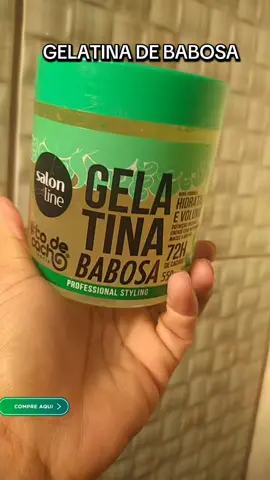 Gelatina de Babosa, hidratação na medida certa!! #salonline  #TIKTOKShopBlackFridayBR  #gelatinababosa #hidratacaodecabelo  #cachosperfeitos 