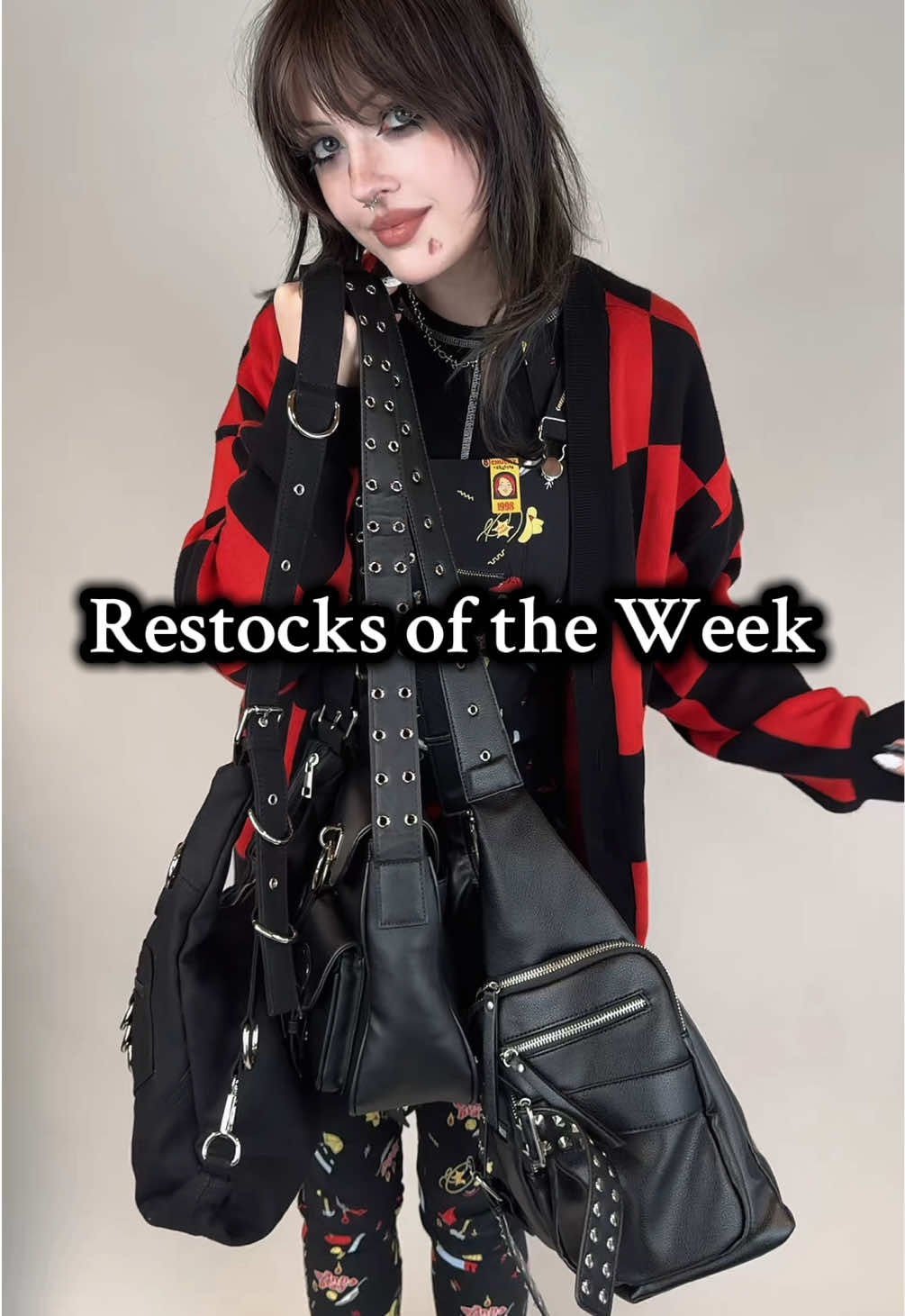 You asked, we delivered!! They’re back baby! 🖤🕸️🦇 #fyp #gothbag #restock #blackfriday #christmasgiftideas 