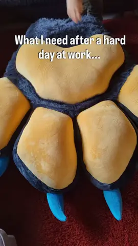 Send this to a friend that needs to buy you a giant paw pillow!
