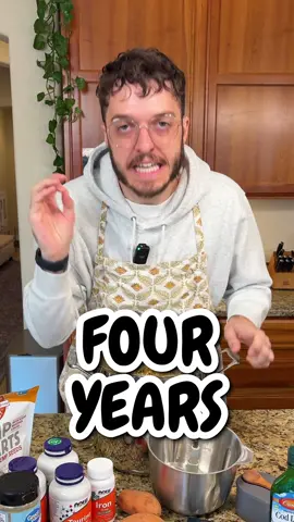 Click the link in our bio for a free homemade dog food recipe with instructions and links to all supplements used! 🐾