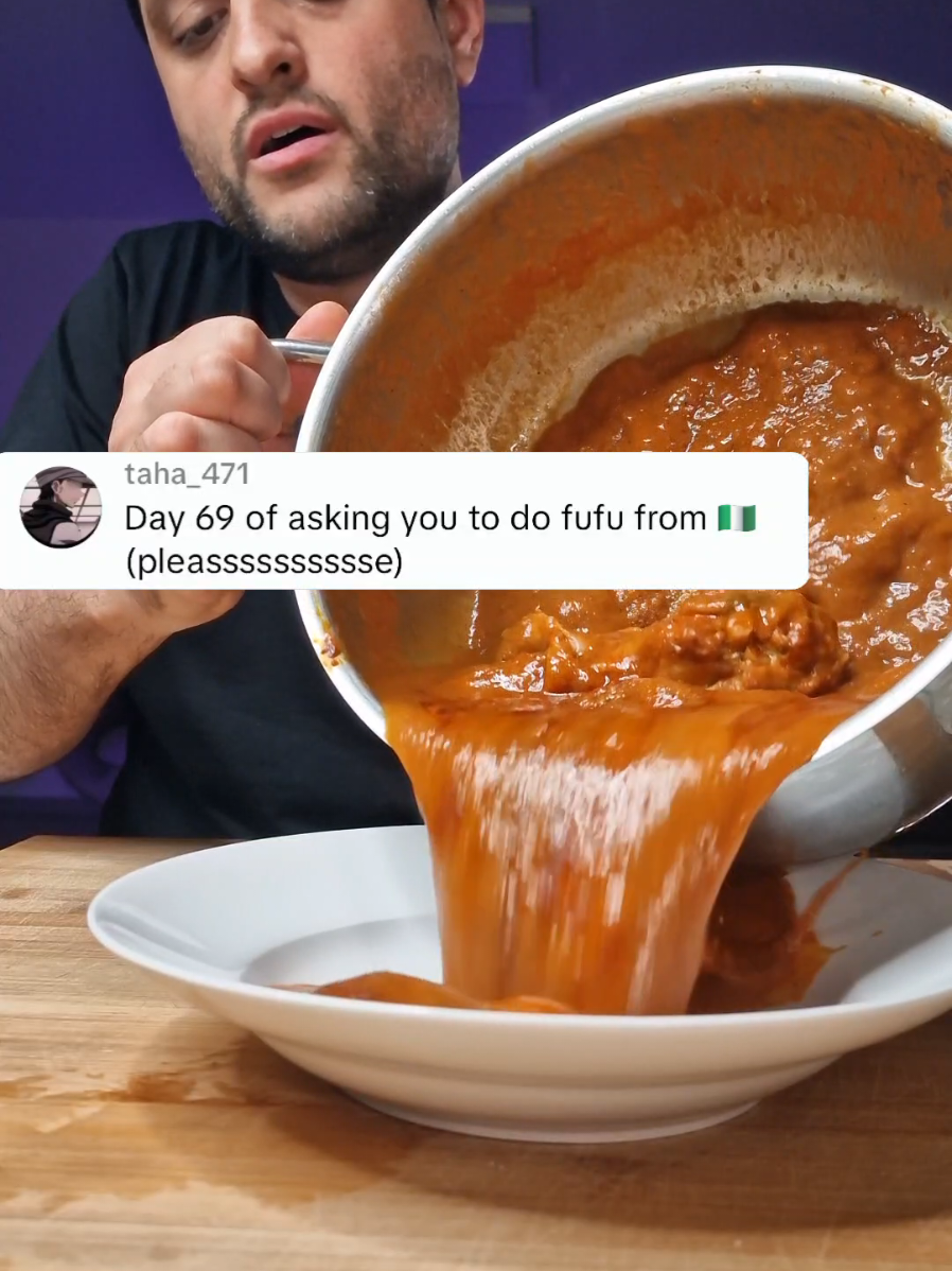 Where Is Fufu Really From? #TikTokFood #asmr #mukbang 