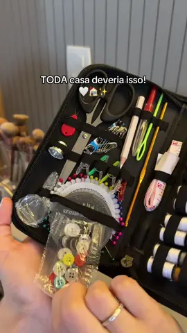 Esse kit costura é o item que não pode faltar! Achei bem baratinho na shô 🧡 #acheinashopee #achadinhos #fy 