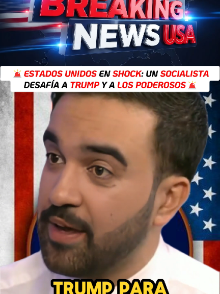 un líder socialista desafía a los poderosos y promete proteger a los inmigrantes en nueva york #news #zohranmamdani #unitedstates #newyork #trump 