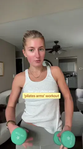 truly 5 minutes a day is the blueprint, i usually do it on the treadmill or while wfh!  #pilatesarmworkout
