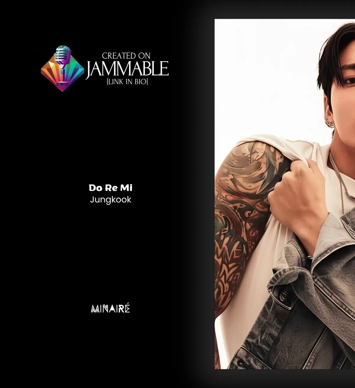 [AI COVER] Jungkook — Do Re Mi (blackbear) • minaire • Original Artist: blackbear • AI Artist: Jungkook • Song: “Do Re Mi” I DON’T own anything. This content is AI-generated and does not originate from an actual person. It remains faithful to the original composition with not a single stem altered, ensuring full respect for Komca’s rights. All rights to the rightful creators. No copyright infringement intended. #minaire #jammable #jungkook #blackbear #doremi 