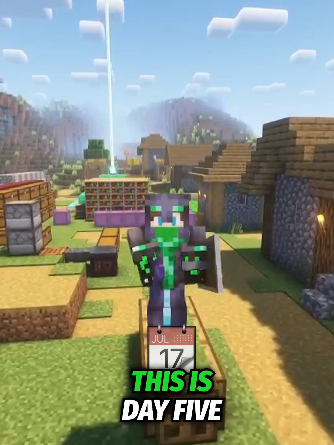 This is Day 5 of promoting my Minecraft TikTok SMP Server! Come join today! #questions #minecraftserver #cracked #online #java #ffa #mcserver #fyp