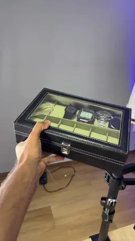 Estojo Porta Relógio 12 Nichos