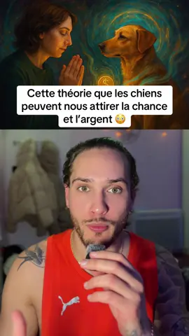 Cette théorie que les chiens peuvent nous attirer la chance et l’argent 😳 #chien #spirituel #abondance #energie #mystere 