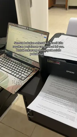 Semangatt ya, kita pasti bisa #mahasiswaakhir #kuliah #skripsi #fyp 