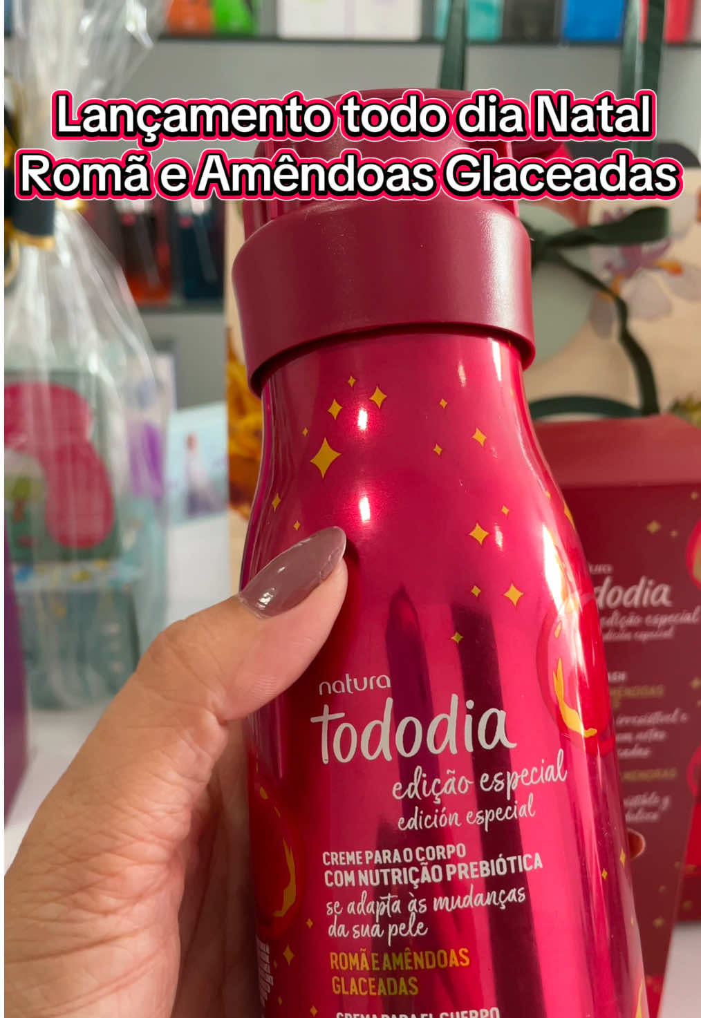 Lançamento Romã e Amêndoas Glaceadas 🎄#natal #presentesnatura 