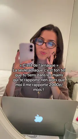 Alors c’est qui qui se fait arnaquer ?😅 #business #jobenligne #complementderevenu #entreprendre #oser 