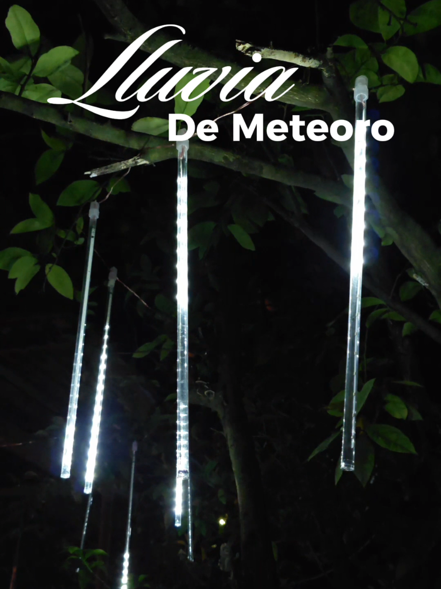 Lluvia de Meteorito navideñas decorativa😍 Lo consigues en el carrito naranja! #blackfridayentiktokshop #buenfinentiktokshop #lucesnavideñas #lucesled #decoracion 
