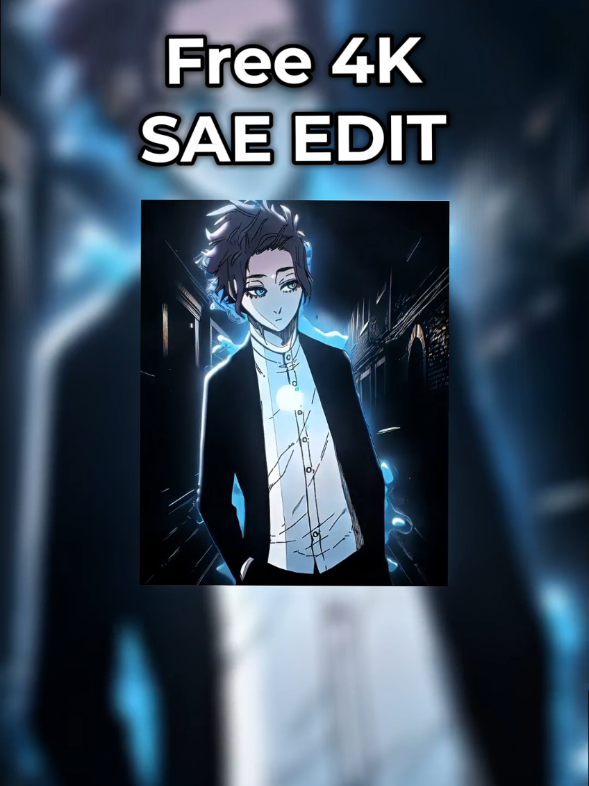 Free 4K Itoshi Sae Edit #sae #bluelock #fyp #edit #freeedit 