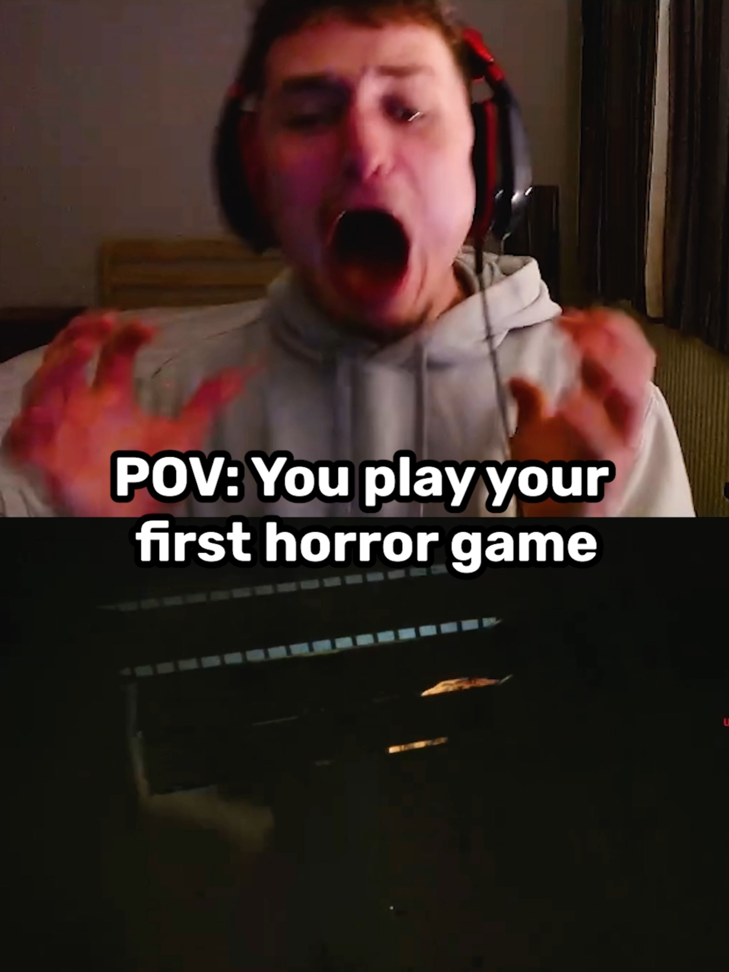 This game is too scary especially for your first horror #outlast #horrorgame