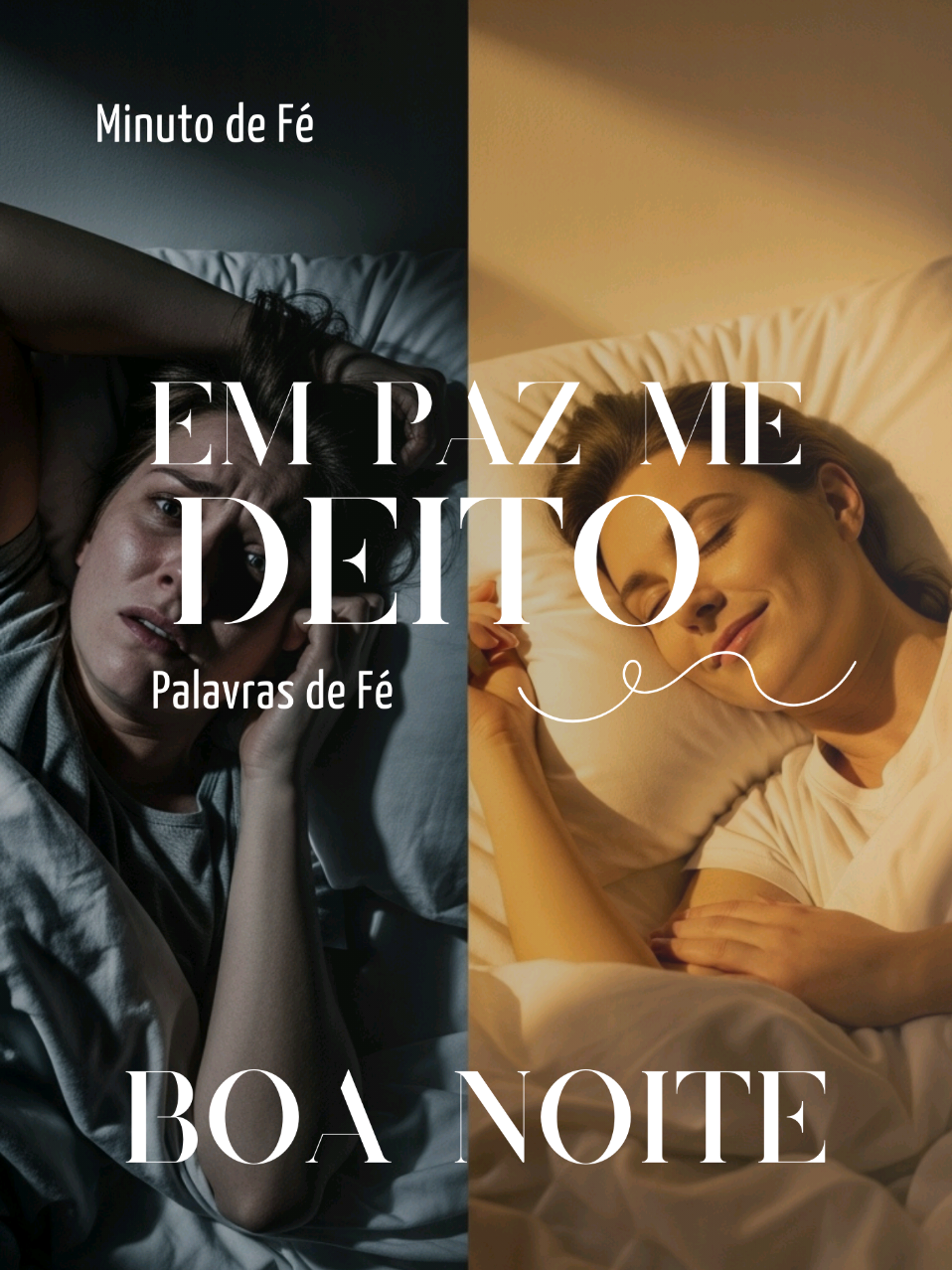 Por que ÍMPIOS não dormem e JUSTOS dormem em PAZ? 😴💭 Consciência PESADA rola na cama! Consciência LIMPA dorme como bebê! Não consegue dormir? Cheque sua CONSCIÊNCIA! Paz no travesseiro vem de vida CORRETA! Link na bio para mensagens completas! #deus #dormir #paz #bebe #palavradedeus 