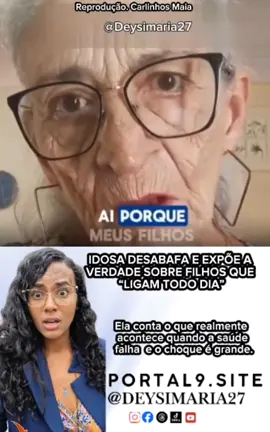 Uma idosa decidiu abrir o coração e compartilhar uma realidade que muitos evitam comentar: a diferença entre o carinho recebido quando estamos bem e o abandono quando a saúde falha. Ela lembrou de uma colega que vivia dizendo que seus filhos eram “uma bênção”, porque ligavam todos os dias. Mas tudo mudou quando essa mesma senhora sofreu uma queda, teve lesão medular e precisou de cuidados. A nora até levou para casa, mas colocou no famoso “quartinho dos fundos” e contratou uma cuidadora. Os filhos? Estão há 5 dias sem aparecer. O relato da vó é direto e doloroso: “Quando você está em pé, servindo… é uma coisa. Quando cai numa cama, tudo muda.” É um alerta urgente sobre abandono, cuidado com idosos e a necessidade de enxergar além das aparências. #idosos #realidade #desabafo #familia #abandono               