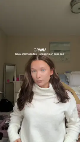 GRWM: bday celebrations 🤍 #birthhdayweekend #27thbirthday #birthdaytok #capecod #grwm #afternoontea #girlsday #shopping @Vera Bradley @tarte cosmetics @Kosas @NYX Professional Makeup @Too Faced @Rare Beauty @Kitsch LLC @Summer Fridays 