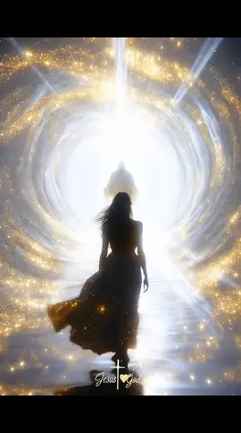 She Finally Found Peace in His Presence✨ #Heaven #Jesus #FaithTok #InHisPresence #HolyMoment