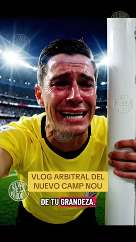 Vlog arbitral del primer partido en el nuevo Camp Nou. #humorfutbolero #vardrid #antimadridista #viscaelbarça #campnou 