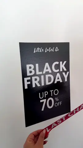 🚨 Warning: Black Friday Sale is ending soon. 🚨Start your organisation journey now with up to 70% off storage solutions and labels.#homeorganisation #blackfridaysale #customlabels #storagesolutions