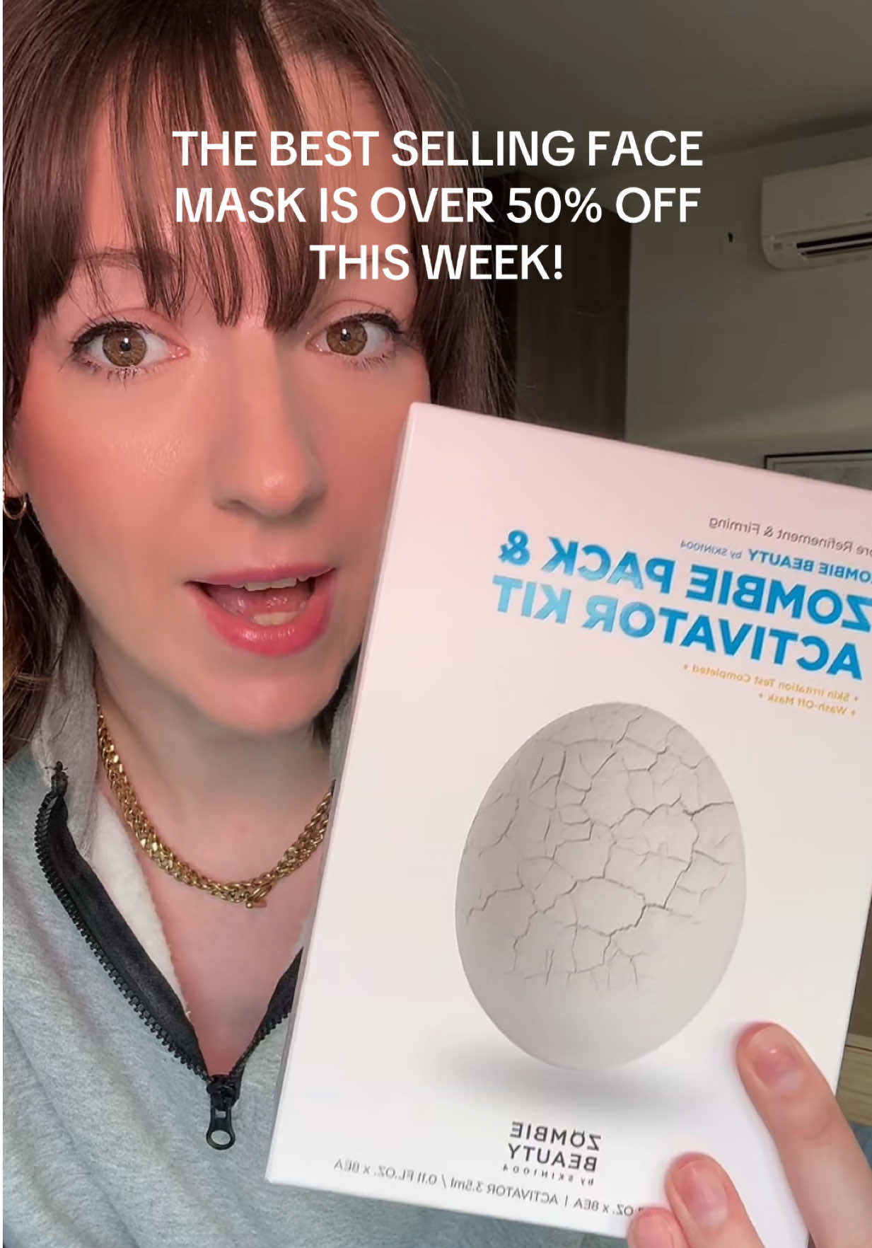 I found one at TJ Maxx YEARS ago and have been using it ever since - it’s an amazing face mask! #skin1004 #zombiemask #facemasks #koreanfacemask 