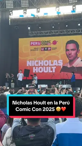 Nicholas Hoult en la Perú Comic Con 2025 🤩❤️ #nicholashoult #lexluthor #perucomiccon #peru #dc 