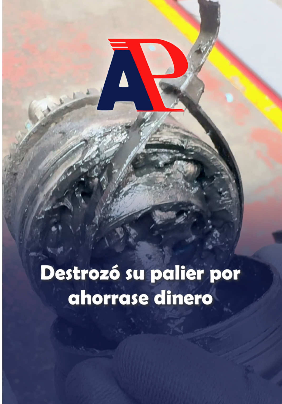 Este palier se dañó por un simple cintillo de plástico…😨🚘 Por eso siempre usamos cintillos metálicos: sellan mejor y evitan que entre suciedad.😎🅰️🅿️. #MecánicaAutomotriz #parati #palier #alineamientopisfil 