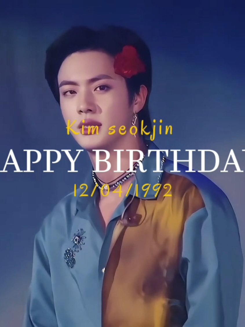 Happy Birthday Jin world wide handsome 🎂🫶🏻 #kimseokjin #happybirthday #jinday #comingsoon #CapCut 