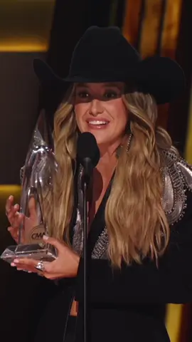 What an honor. This category is full of women who inspire me, challenge me, and champion this genre. Blessed to be a part of it. #CMAawards 