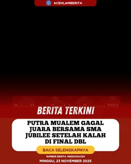 Paniro Azmil Manaf, Putra daro Muzakir Manaf dan Kumalasari tampil di final DBL Jakarta bersama SMA Jubilee Jakarta di Gor Indonesia Arena Jakarta. Sayang putra dari Mualem bersama ibuk Kumalasari gagal juara setelah dikalahkan SMA Bukit Sion Jakarta dengan skor 60-52. #yp #fikral55 #sepakbola 