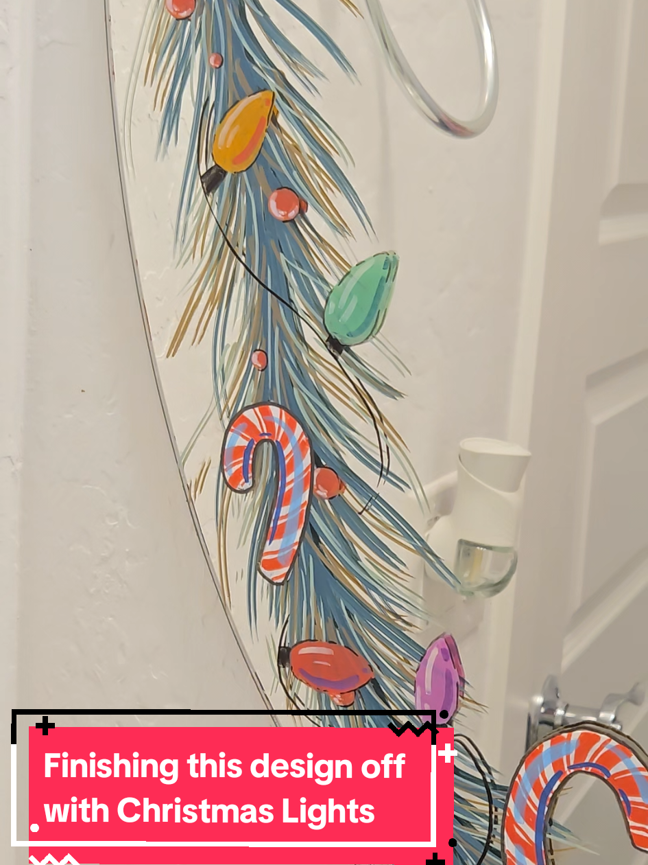 I promise this is the last video of this design. But I do have to say, taking your suggestions on what to add really made this piece special and so much more Christmasy #acrylicmarkers #mirrorpainting #christmaswindowpainting #diychristmasdecor #renterfriendly 