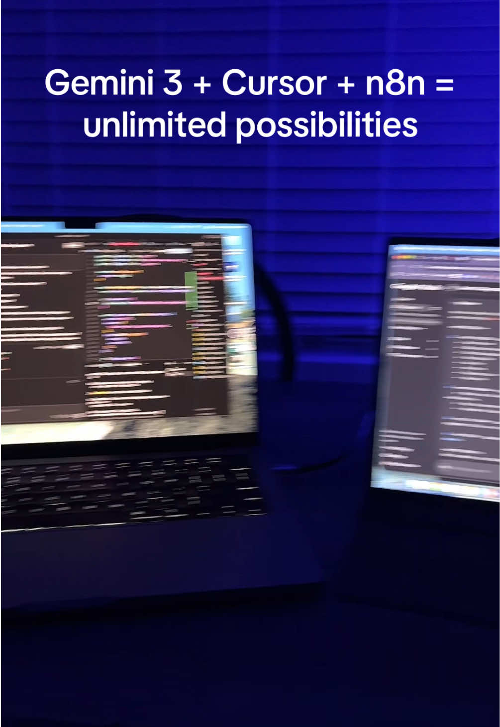 Gemini 3 + Cursor + n8n = unlimited possibilities #ai #n8n 