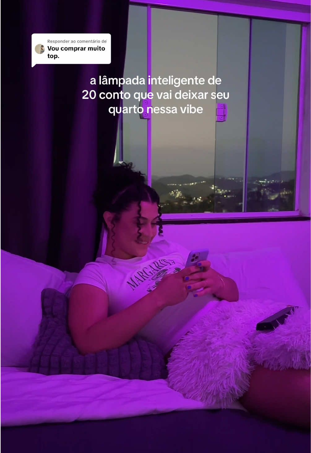 Respondendo a @່ paguei 40 tá por 20 aqui no ttk 😭 #lampadacolorida #decoracao #lampadainteligente 