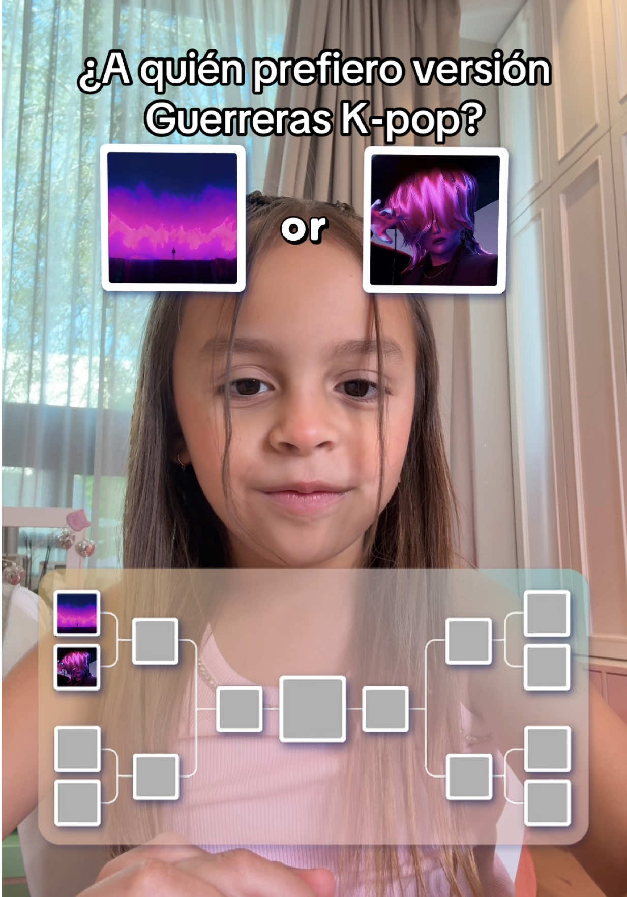 ¡Me salió mi favorita! 🤩💖 ¿Ustedes a quién elegirían? 👀 #littlemapa #guerreraskpop #filtro #queprefieres #juego 