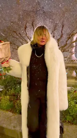 Первый снег в Париже 