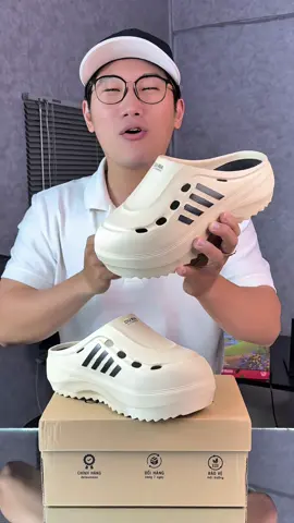 Dép cao su đúc tăng chiều cao 6cm siêu nhẹ êm chân chống trơn #tonyreviewchanthat #muasamcungtiktok #depdimua #sandal #depcaosu 