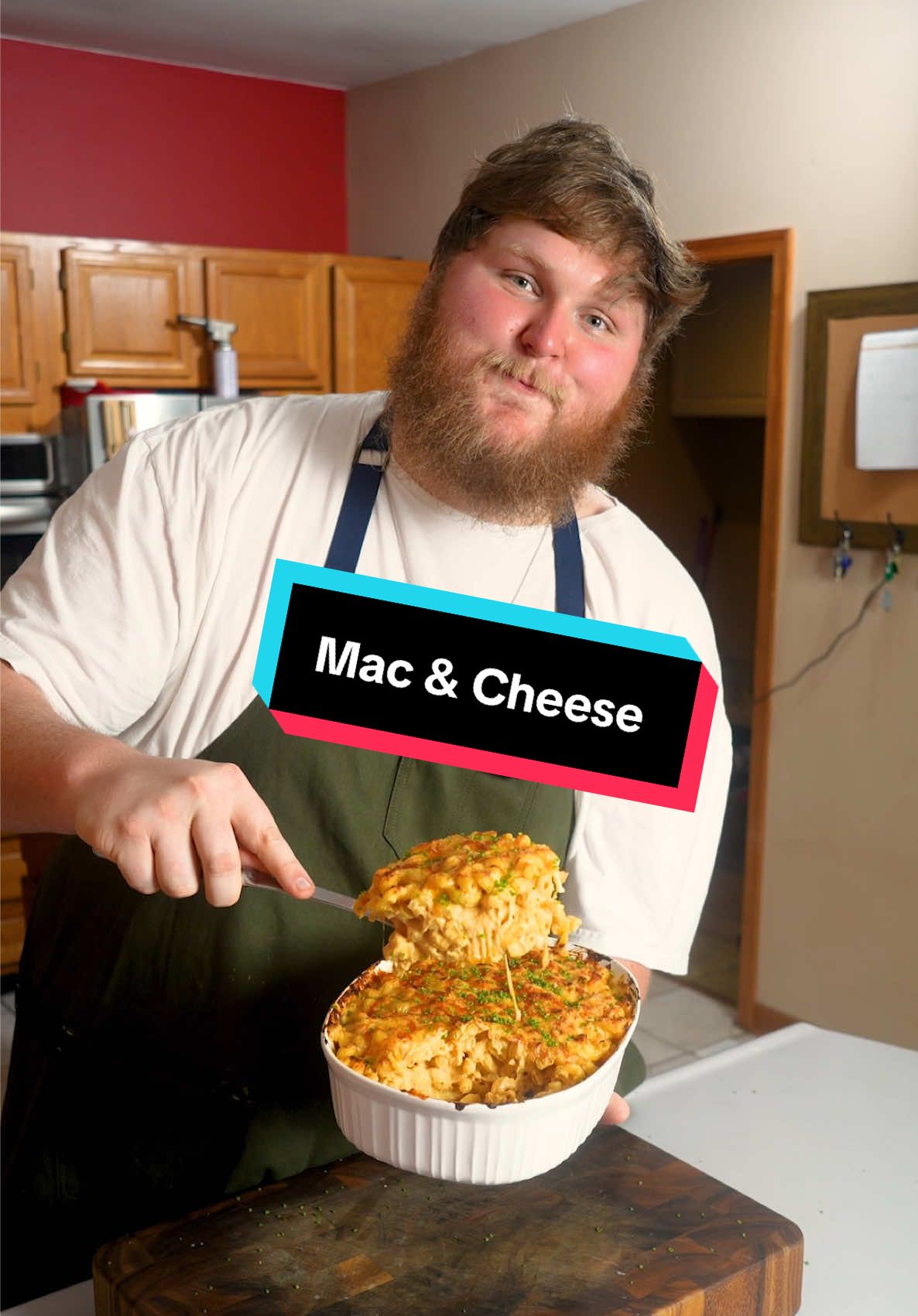 Mac and Cheese at the Thanksgiving table is an absolute must, and here’s how I make it 🫶🏻 Ingredients: 1/3 cup Butter (5 1/2 ish tbsp)  1/3 cup flour  ~ 3-4 cups whole milk (adjust for your desired thickness)  1/2 cup heavy cream  1 1/2 tbsp garlic powder  1 1/2 tbsp onion powder  1 1/2 tbsp smoked paprika  1/2 tbsp cayenne pepper 1/2 tsp ground ginger  3/4 tbsp ground mustard  Salt and pepper to taste  2 slices American Cheese  2 cups Mild-Medium Cheddar  1 cup Gruyère Cheese  1 cup Gouda  2 cups Mozzarella Cheese 2 pounds your pasta of choice  Chives to garnish  #macandcheese #cheese #thanksgiving #cheesesauce #Recipe 