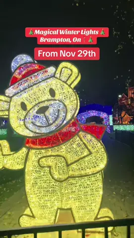 Join the City of Brampton for an evening of free, family friendly activities including the annual Christmas Tree Lighting ceremony, stage performances, amusement rides, food vendors, and more! Watch as the 60 foot spruce tree in Ken Whillans Square comes to life with over 10,000 lights, Wander through Gage Park for the ultimate holiday light experience. Enjoy magical light displays and over 100,000 sparkling LED lights, transforming the park into a winter wonderland 🧣⛄️🎄🪩                                       WHEN & WHERE Saturday, November 29, 2025 | 4 to 8 PM Airbrush Tattoos, Photos with Santa, Amusement Rides, Petting Zoo & Pony Rides, Strolling Characters & Performers, Garden Square: Gingerbread Square, Presented by the Downtown Brampton BIA, Christmas Craft Station, Gage Park Skating Trail, Winter Themed Carnival Games | 4:00 PM to 8:00 PM Tree Lighting Ceremony at 6:45pm🎄❤️ @Narcity Toronto #brampton #christiantiktok #christmaslights #cozyvibes #brampton🇨🇦 
