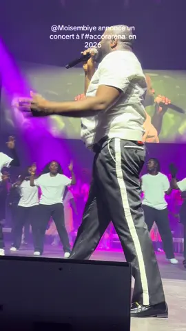 @Moisembiye annonce un concert à Bercy en 2026 #moisembiye  #moisembiyeministries  #pourtoi  #moisembiyearenagrandparis  #arenagrandparis 
