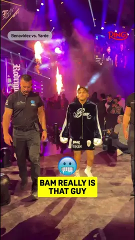 Unrivalled aura from Bam Rodriguez 😮‍💨 🎟️Buy #RingIV: Night of Champions NOW at DAZN.com | LIVE NOW | @ringmagazine 🤳