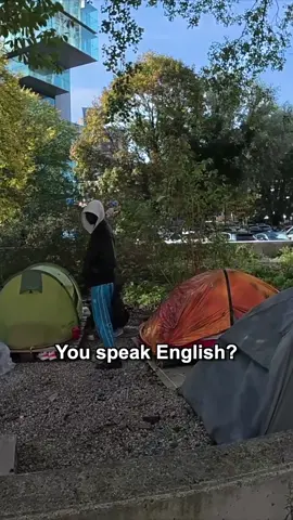 Engineers and doctors camping in Manchester 🇬🇧 #kurtcaz #unitedkingdom #manchester