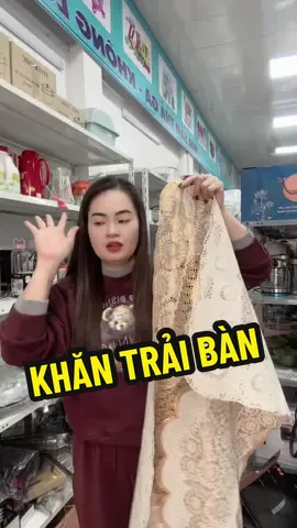 Khăn trải bàn em về nhiều ạ #giadungtienich #hangbacgiang #khantraiban #nghiennha #mebim 