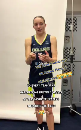 #WNBA #wbb #dallaswings welcome to the Disney channel 😹😹😹😹😹 draft lottery coming up. i think maddy is representing Dallas and the studbudz for the Lynx 