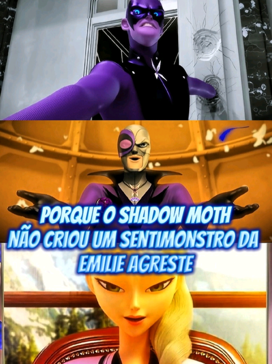Por que o shadow moth não criou um sentimonstro da Emilie Agreste!?! . . . . #emilieagreste #shadowmoth #monarc 