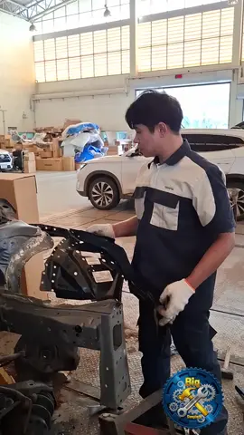 ติดตั้งชิ้นใหม่ ซับในCross #ซ่อมตัวถังรถยนต์ #ช่างบิ๊กดีเยี่ยม