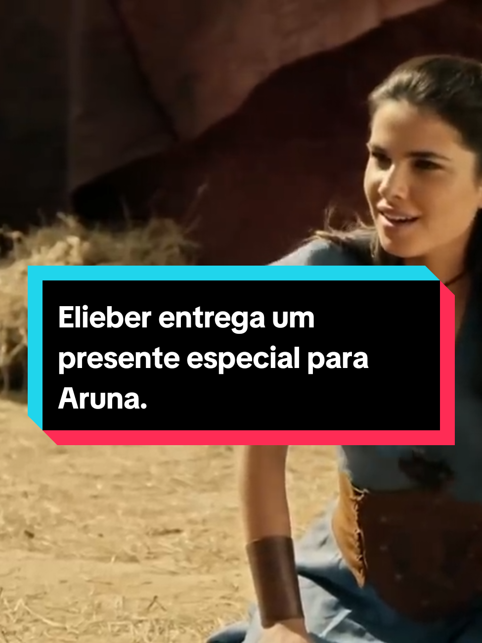 Elieber entrega um presente especial para Aruna #comedia #novelas #noticia #viral_video #fly 
