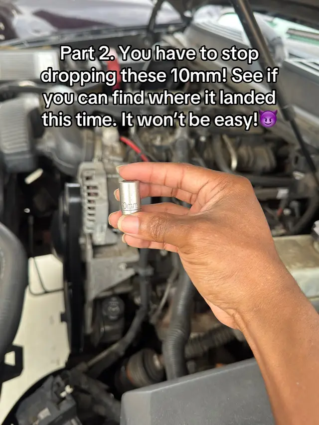 Aren’t you tiring of not being able to locate that 10mm you keep dropping! See if you can locate the 10mm I hidden. The last one is impossible to find!