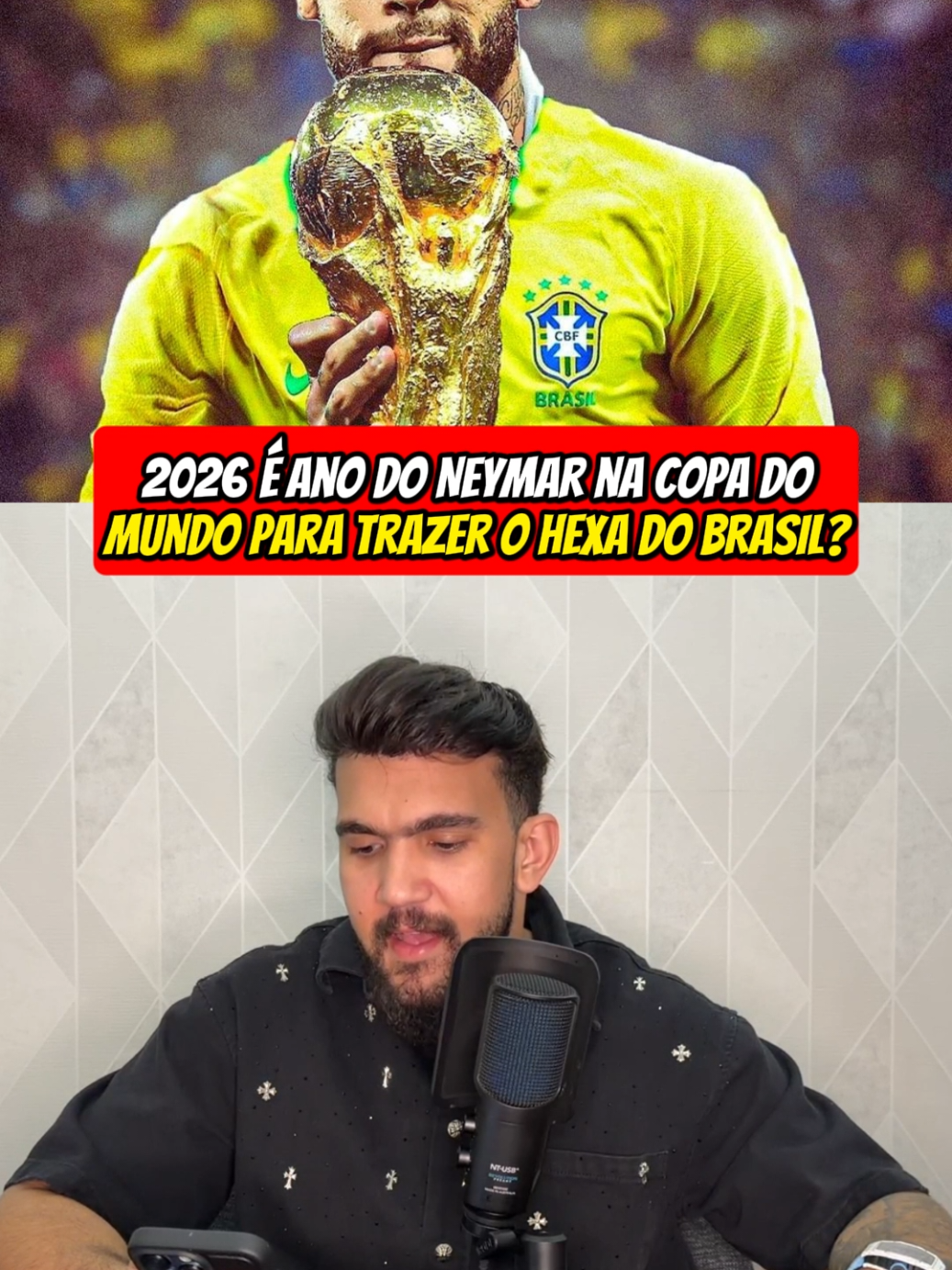 2026 é ano do Neymar na copa do mundo para trazer o Hexa do Brasil? @Ayrton Brito @Clipfy League #ayrtonbrito #ayrtonclipfy #clipfyleague #neymar 